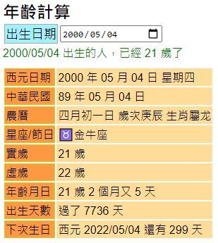 1962年幾歲|年齡計算機